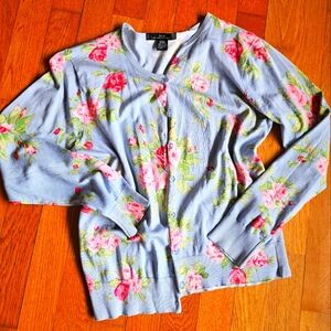 SILX by August Silk Light Blue Cardigan